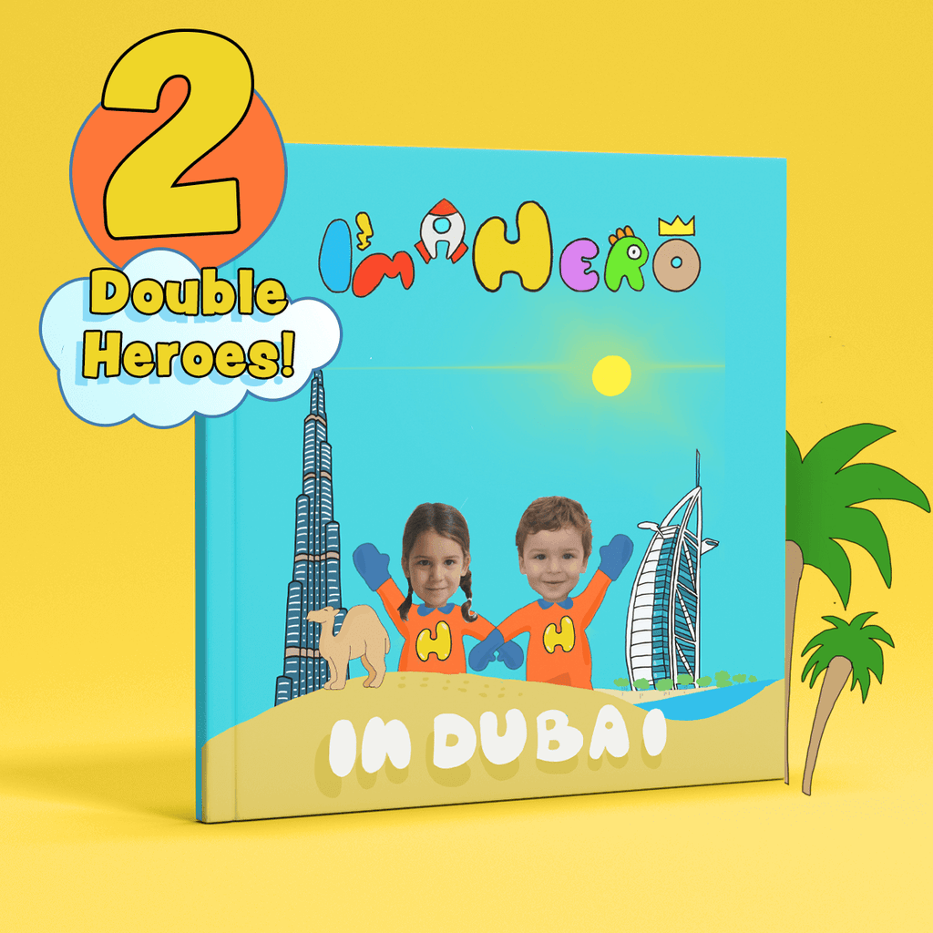 I'm a Hero in Dubai, Double Heroes (2) – Personalised Story Book - I'm a Hero