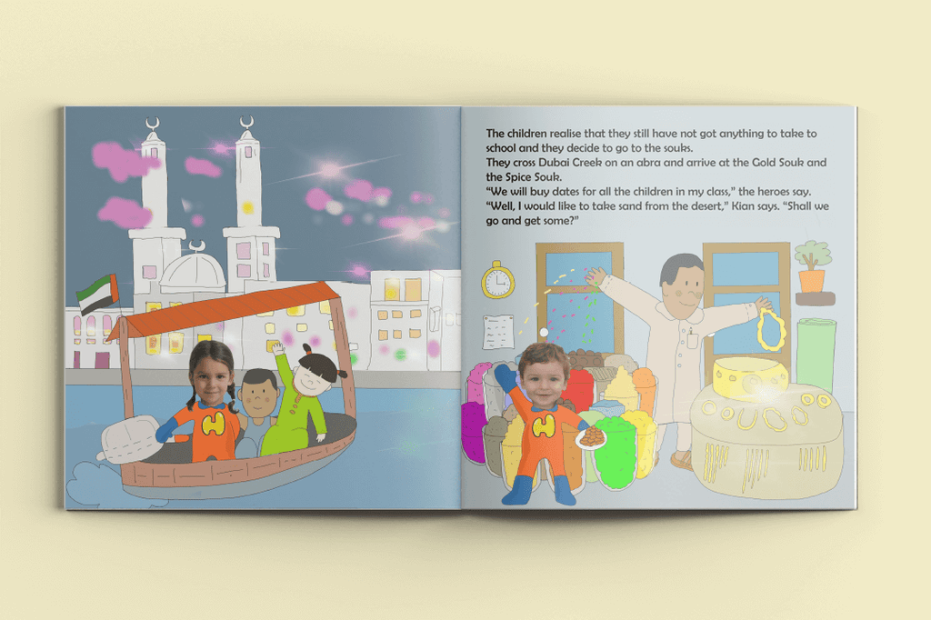 I'm a Hero in Dubai, Double Heroes (2) – Personalised Story Book - I'm a Hero